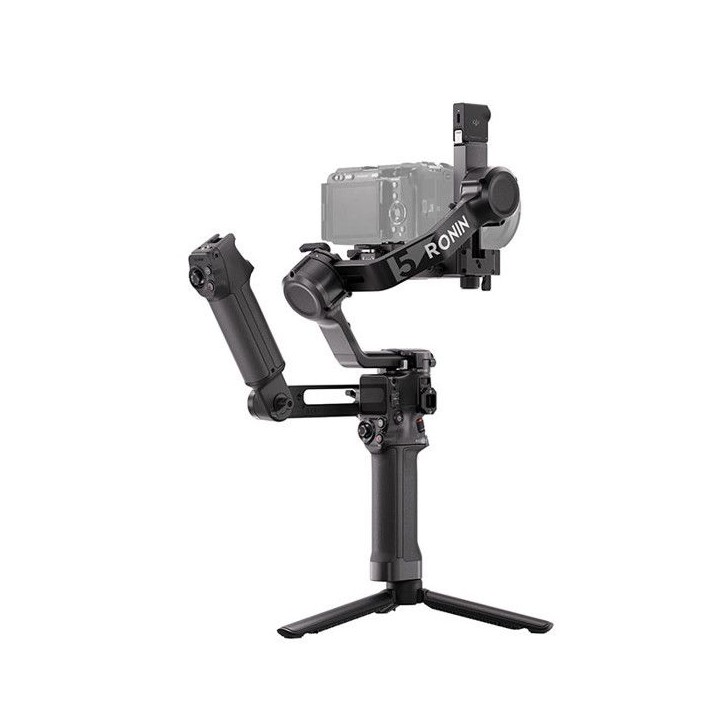 Stabilisateur caméra - DJI - RS 5 Combo - Bluetooth - Rotation continue a 360° - Ecran tactile - Noir