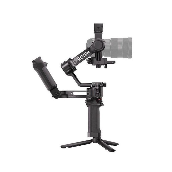 Stabilisateur caméra - DJI - RS 5 Combo - Bluetooth - Rotation continue a 360° - Ecran tactile - Noir