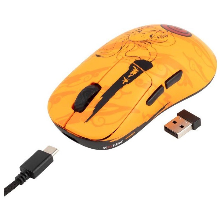 Souris gaming - Filaire/sans fil PC - KONIX - Naruto Shippuden - Édition Pro Collector Numérotée - Orange Souris gaming - Filaire/sans fil PC - KONIX - Naruto Shippuden - Édition Pro Collector Numérotée - Orange