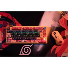Souris gaming - Filaire/sans fil PC - KONIX - Naruto Shippuden - Édition Pro Collector Numérotée - Orange