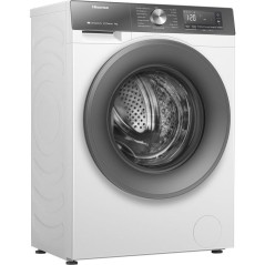 Lave-linge hublot HISENSE W9043BWS3S - 9 kg - Vapeur - 1400 trs/min - Classe A-10% - Vapeur - Connecté - Blanc
