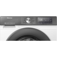 Lave-linge hublot HISENSE W9043BWS3S - 9 kg - Vapeur - 1400 trs/min -