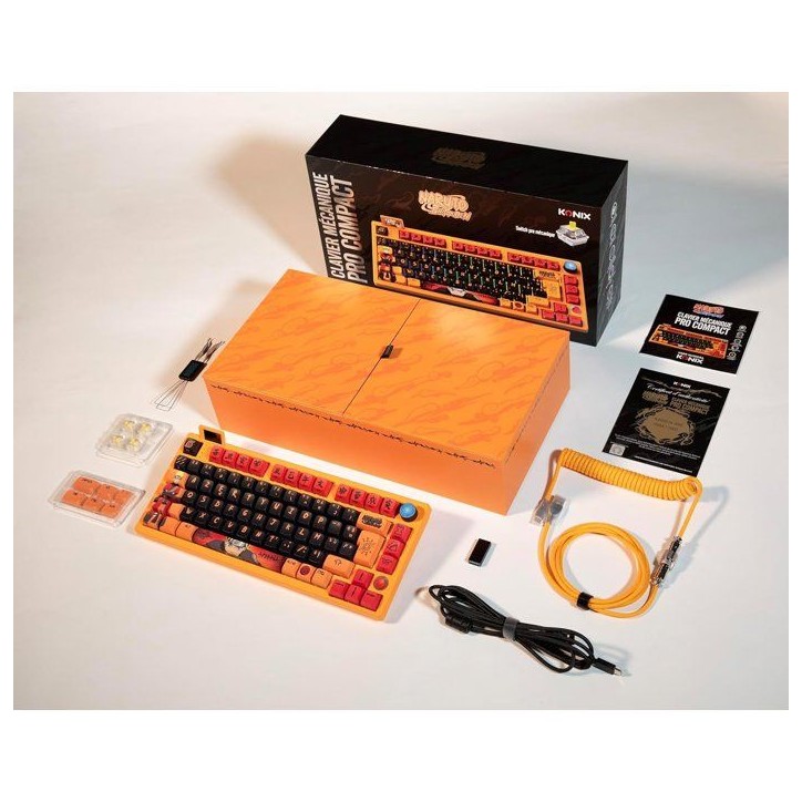 Clavier filaire/sans fil - Mécanique - KONIX - Naruto Shippuden - Édition Pro Collector Numérotée - AZERTY - LED RVB Clavier filaire/sans fil - Mécanique - KONIX - Naruto Shippuden - Édition Pro Collector Numérotée - AZERTY - LED RVB