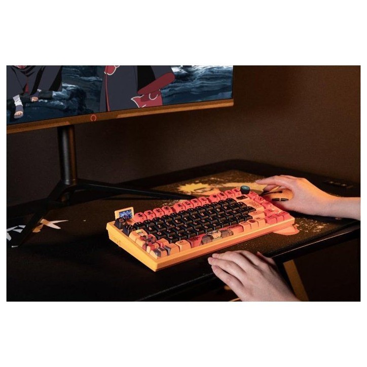 Clavier filaire/sans fil - Mécanique - KONIX - Naruto Shippuden - Édition Pro Collector Numérotée - AZERTY - LED RVB Clavier filaire/sans fil - Mécanique - KONIX - Naruto Shippuden - Édition Pro Collector Numérotée - AZERTY - LED RVB