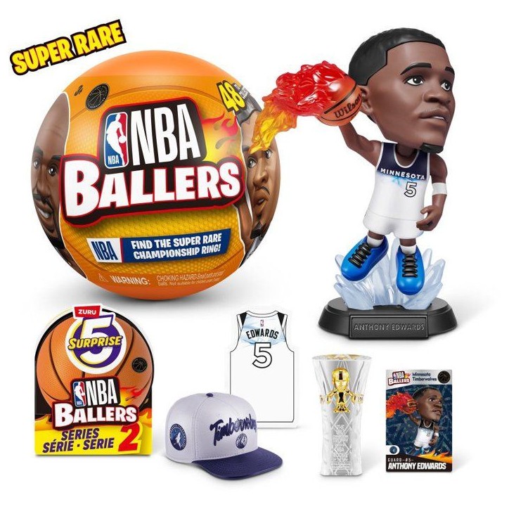 Capsule surprise - Figurine - ZURU - NBA Ballers S2 - Modele aléatoire - Des 3 ans Capsule surprise - Figurine - ZURU - NBA Ballers S2 - Modele aléatoire - Des 3 ans