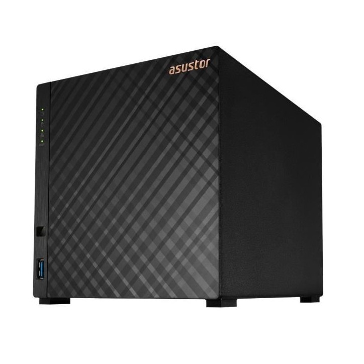 Serveur NAS - ASUSTOR - AS1204T - 4 baies - 1 Go DDR4 Serveur NAS - ASUSTOR - AS1204T - 4 baies - 1 Go DDR4