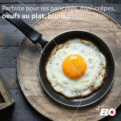 Set 2 mini crepieres - ELO - Ø 14 cm - 1 spatule Jewel de Luxe