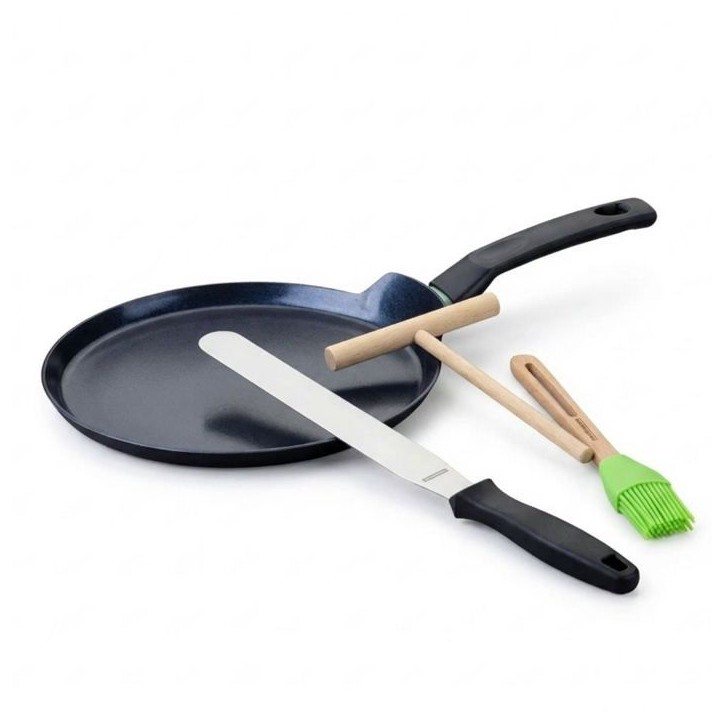 Set chandeleur crepiere - FACKELMANN - BRANDAO - Ø 26 cm - 3 ustensiles Set chandeleur crepiere - FACKELMANN - BRANDAO - Ø 26 cm - 3 ustensiles