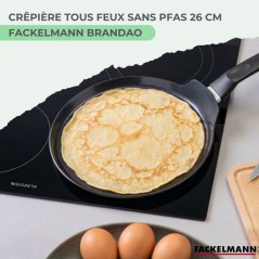 Set chandeleur crepiere - FACKELMANN - BRANDAO - Ø 26 cm - 3 ustensil