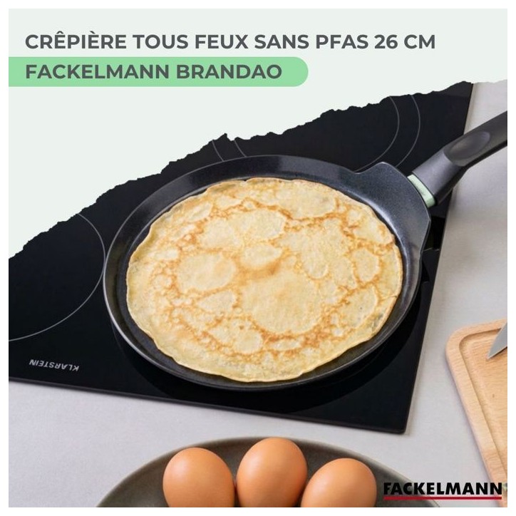 Set chandeleur crepiere - FACKELMANN - BRANDAO - Ø 26 cm - 3 ustensiles Set chandeleur crepiere - FACKELMANN - BRANDAO - Ø 26 cm - 3 ustensiles