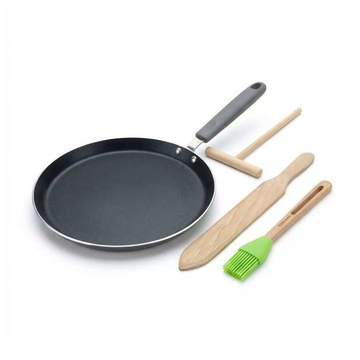 Set chandeleur crepiere - ELO - Ducato - Ø 26 cm - 3 ustensiles Set chandeleur crepiere - ELO - Ducato - Ø 26 cm - 3 ustensiles