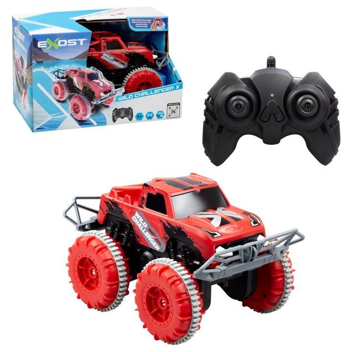 Voiture radiocommandée - EXOST - Wild Challenger X - Echelle 1/20 - 2,4 GHz - Terre & Eau - Des 5 ans