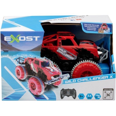 Voiture radiocommandée - EXOST - Wild Challenger X - Echelle 1/20 - 2,4 GHz - Terre & Eau - Des 5 ans