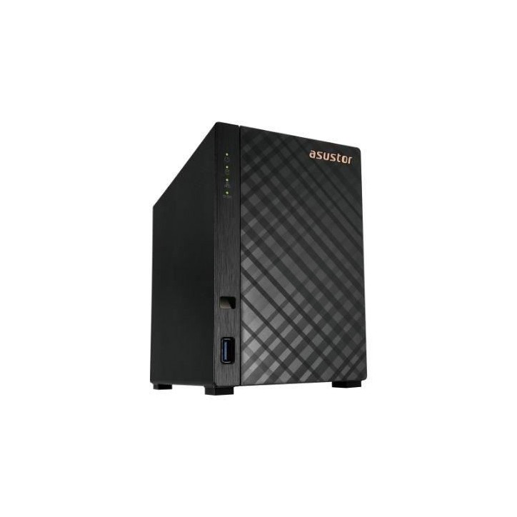 Serveur NAS - ASUSTOR - AS1202T - 2 baies - 1 Go DDR4 Serveur NAS - ASUSTOR - AS1202T - 2 baies - 1 Go DDR4