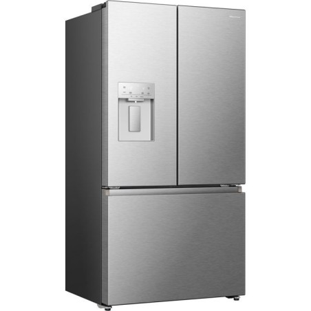 Réfrigérateur multi-portes - HISENSE - RF815N4SESE - 634 L - Distributeur d'eau - Classe E - 91,4 x 73 x 178,5 cm - Inox