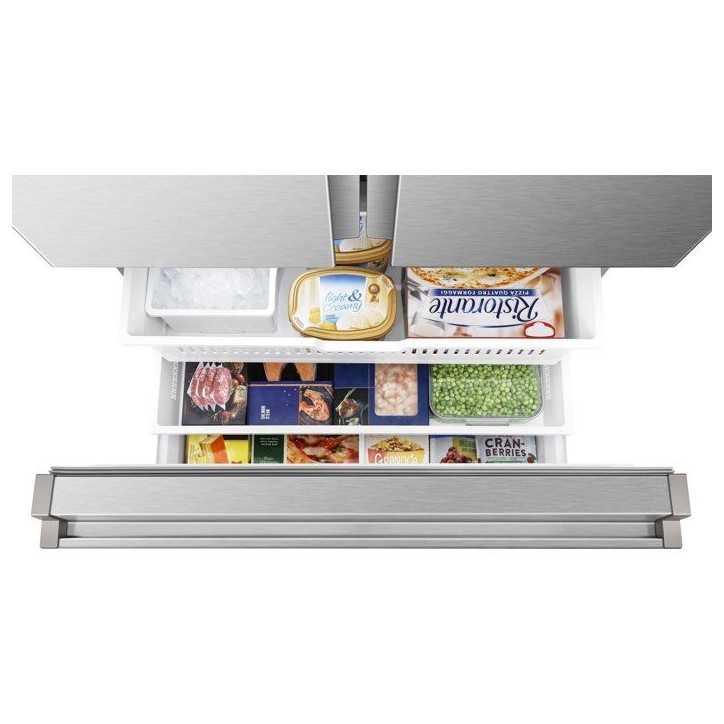 Réfrigérateur multi-portes - HISENSE - RF815N4SESE - 634 L - Distributeur d'eau - Classe E - 91,4 x 73 x 178,5 cm - Inox Réfrigérateur multi-portes - HISENSE - RF815N4SESE - 634 L - Distributeur d'eau - Classe E - 91,4 x 73 x 178,5 cm - Inox