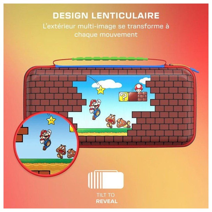 Etui de voyage PlayTrek - Turtle Beach - Mario Bricks - Nintendo Switch 2 Etui de voyage PlayTrek - Turtle Beach - Mario Bricks - Nintendo Switch 2