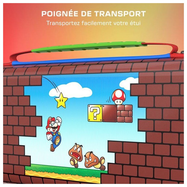 Etui de voyage PlayTrek - Turtle Beach - Mario Bricks - Nintendo Switch 2 Etui de voyage PlayTrek - Turtle Beach - Mario Bricks - Nintendo Switch 2