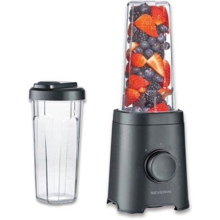 Blender - SEVERIN - SM3753 Mix & Go - 320 W - 2 gourdes de 600 ml - 2