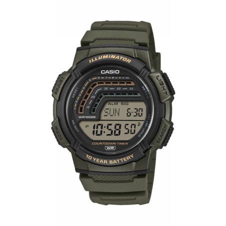 Montre - CASIO - WS-1800 - Mixte - Vert - Quartz - Digital