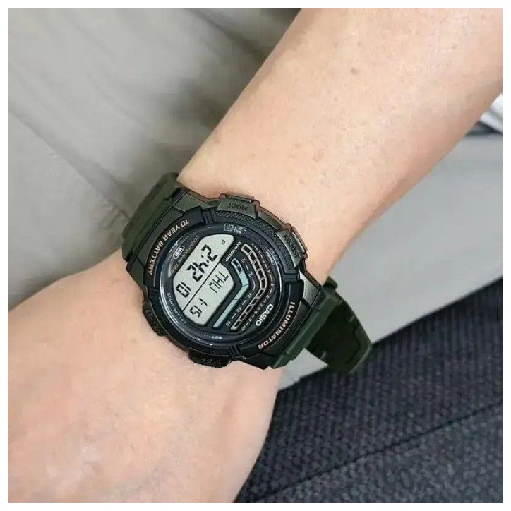 Montre - CASIO - WS-1800 - Mixte - Vert - Quartz - Digital Montre - CASIO - WS-1800 - Mixte - Vert - Quartz - Digital
