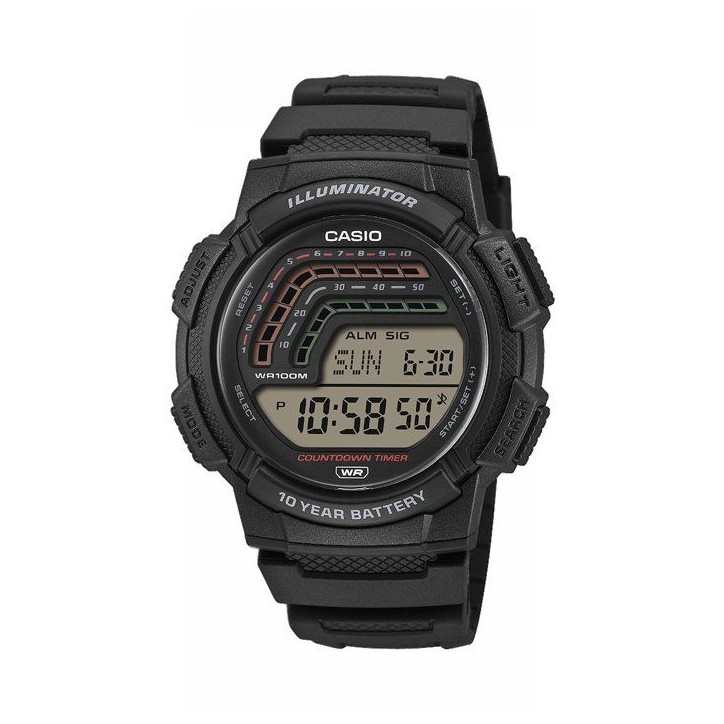 Montre - CASIO - WS-1800 - Mixte - Noir - Quartz - Digital