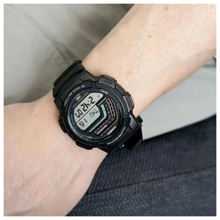 Montre - CASIO - WS-1800 - Mixte - Noir - Quartz - Digital