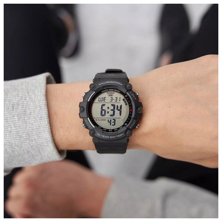 Montre - CASIO - AE-1500WHC - Homme - Noir - Quartz - Digital Montre - CASIO - AE-1500WHC - Homme - Noir - Quartz - Digital