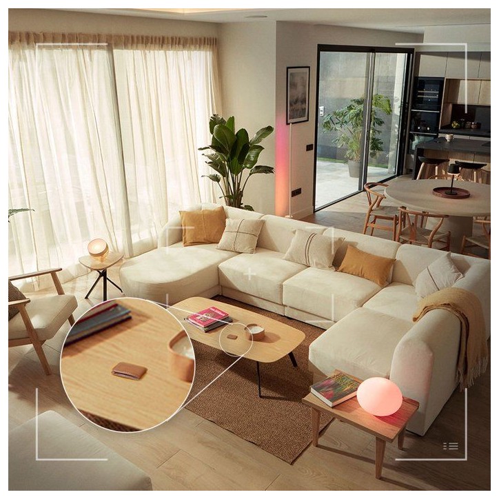 Caméra connectée - Philips Hue - Extérieur - Filaire - Vision nocture - 2K - Bureau - Blanc