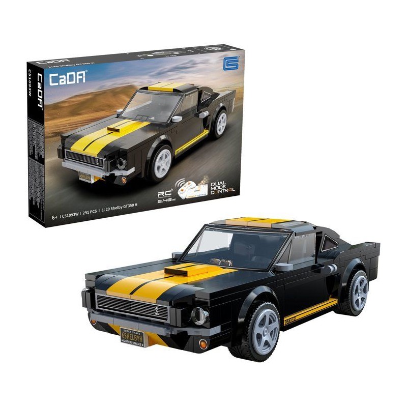 CADA Master - Jeu de construction - Voiture Shelby GT350H - Échelle 1