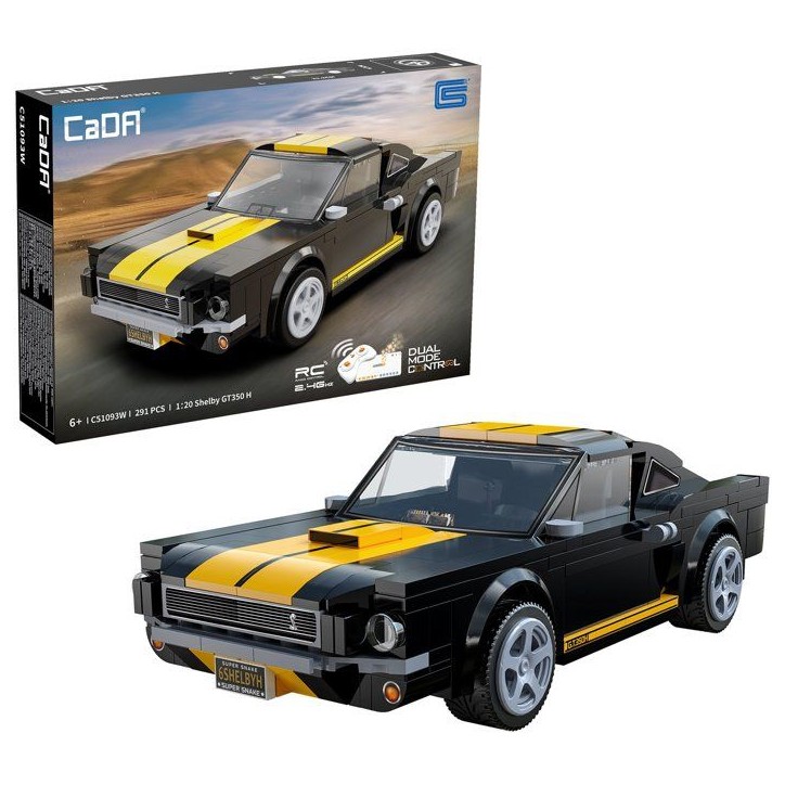 CADA Master - Jeu de construction - Voiture Shelby GT350H - Échelle 1:20 - 292 pieces - Des 8 ans CADA Master - Jeu de construction - Voiture Shelby GT350H - Échelle 1:20 - 292 pieces - Des 8 ans