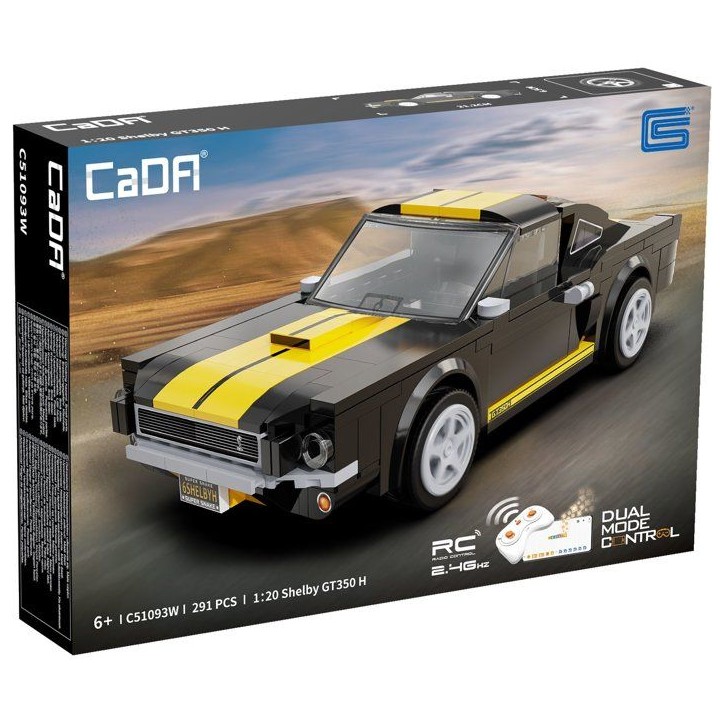 CADA Master - Jeu de construction - Voiture Shelby GT350H - Échelle 1:20 - 292 pieces - Des 8 ans CADA Master - Jeu de construction - Voiture Shelby GT350H - Échelle 1:20 - 292 pieces - Des 8 ans