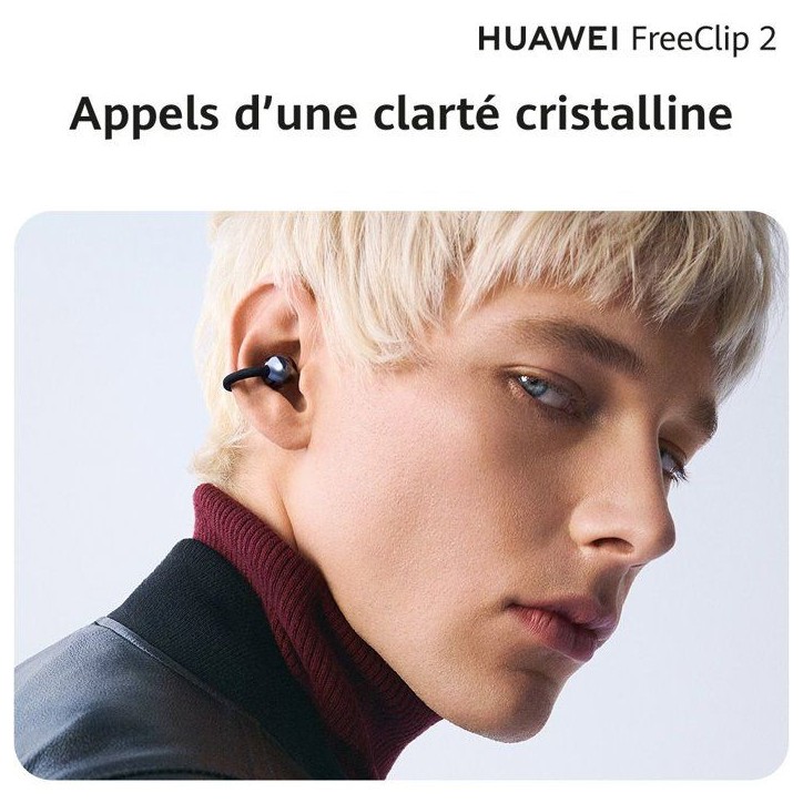 Ecouteurs sans fil - HUAWEI - Freeclip 2 - Bleu Ecouteurs sans fil - HUAWEI - Freeclip 2 - Bleu