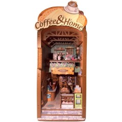 Book Nook - Kit DIY a construire Maquette 3D Serre Livre - Boulangerie