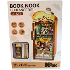Book Nook - Kit DIY a construire Maquette 3D Serre Livre - Boulangerie
