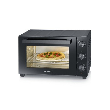 Mini four électrique - SEVERIN - TO 2076 - Chaleur tournante - 1800 W - 46 L - Noir