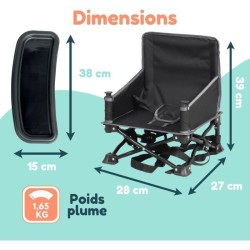 Rehausseur de chaise - BAMBISOL - 6/35 mois - Evolutif en chaise enfan