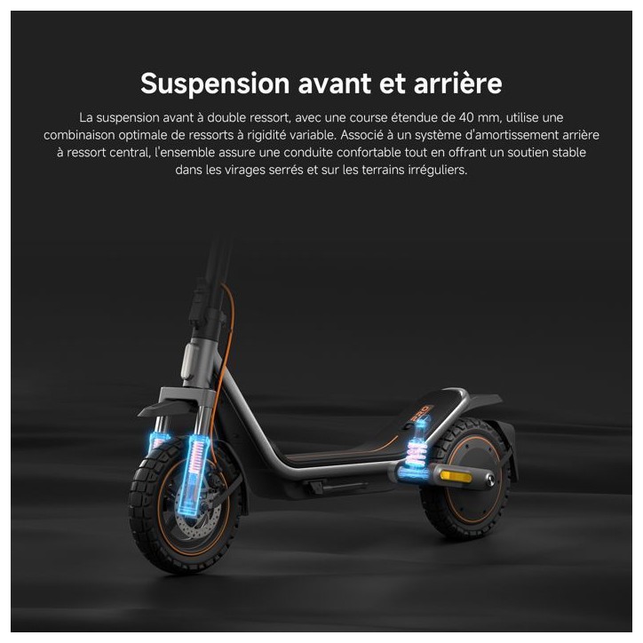 Trottinette électrique - Xiaomi - Electric Scooter 6 Pro - 1000 W max - 12 - Autonomie 70 km - Vitesse max 25km/h - Noir Trottinette électrique - Xiaomi - Electric Scooter 6 Pro - 1000 W max - 12 - Autonomie 70 km - Vitesse max 25km/h - Noir