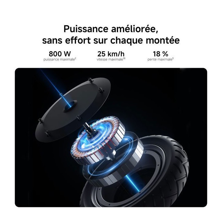 Trottinette électrique - Xiaomi - Electric Scooter 6 - 800 W - 12 - Autonomie 45 km - Vitesse max 25km/h - Noir Trottinette électrique - Xiaomi - Electric Scooter 6 - 800 W - 12 - Autonomie 45 km - Vitesse max 25km/h - Noir