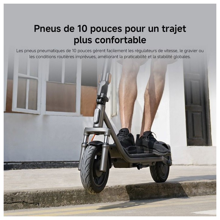 Trottinette électrique - Xiaomi - Electric Scooter 6 Lite - 500 W max - 10 - Autonomie 25 km - Vitesse max 25km/h - Noir