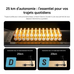 Trottinette électrique - Xiaomi - Electric Scooter 6 Lite - 500 W max