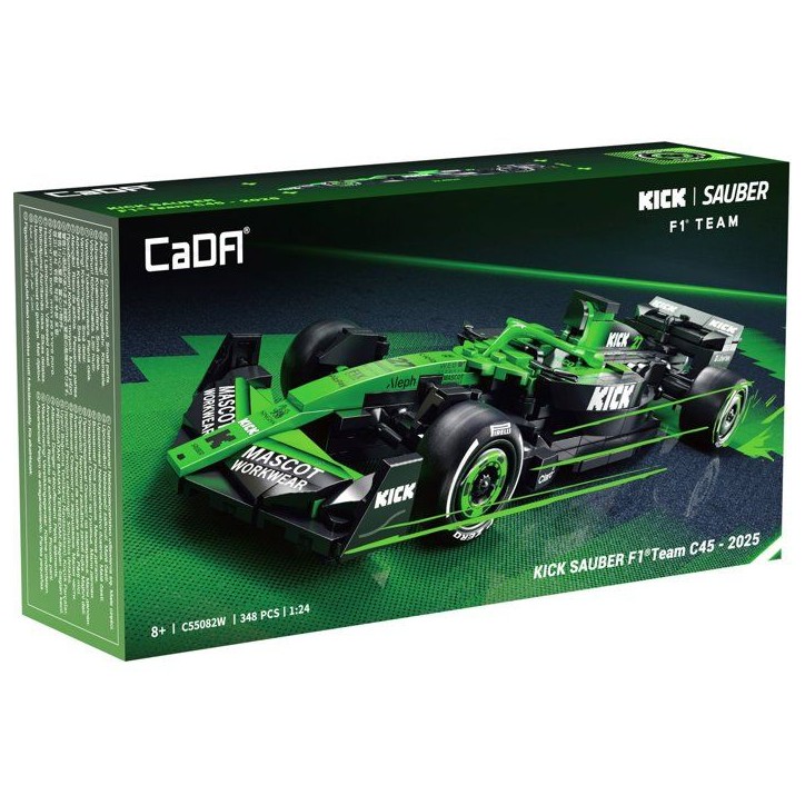 CADA Master - Jeu de construction - Voiture Kick Sauber F1@ Team C45 - Échelle 1:24 - 348 pieces - Des 8 ans CADA Master - Jeu de construction - Voiture Kick Sauber F1@ Team C45 - Échelle 1:24 - 348 pieces - Des 8 ans