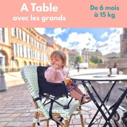 Rehausseur de chaise - BAMBISOL - 6/35 mois - Evolutif en chaise enfan