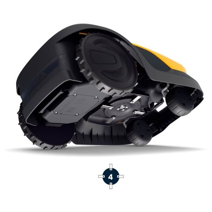 Robot tondeuse autonome STIGA A 15v - 1500m² - Caméra IA et GPS