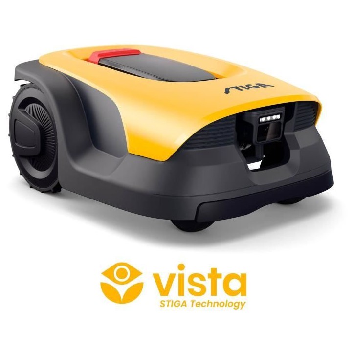 Robot tondeuse - STIGA - A 8V - Surface 800 m² - Gestion 10 zones - Caméra intelligente Robot tondeuse - STIGA - A 8V - Surface 800 m² - Gestion 10 zones - Caméra intelligente