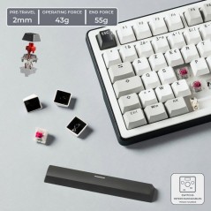 Clavier mécanique gamer - PBT double injection - THE G-LAB - KEYZ Eli