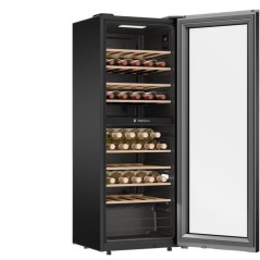 Cave a vin de service - CANDY CNWQ4G56G2 - 56 bouteilles - 2 zones - Multi-température - 37 dB - H 128cm x l 47,5cm x P 45,6cm