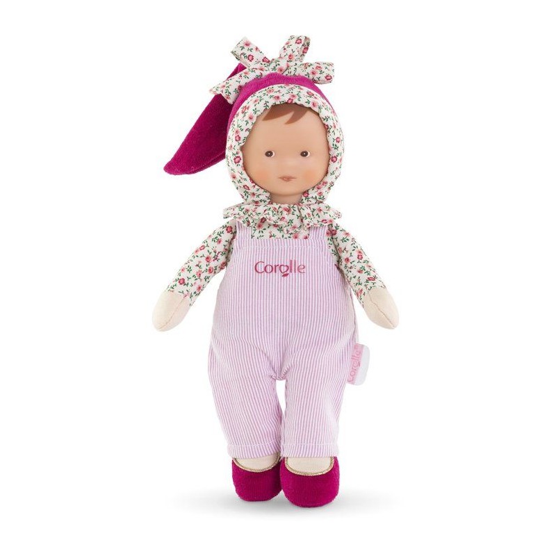 Mon Doudou - COROLLE - Miss Chic Rose Grenadine - 25 cm - Senteur vani