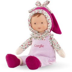 Mon Doudou - COROLLE - Miss Chic Rose Grenadine - 25 cm - Senteur vani
