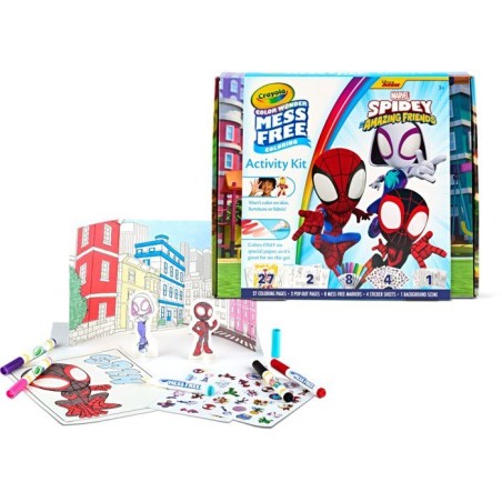 Malette d'activités coloriage - CRAYOLA - Color Wonder - Spidey - Des
